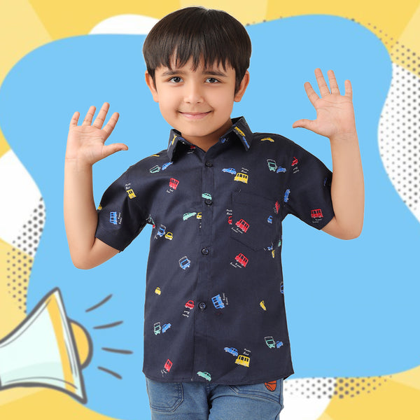 Vehicles Printed Shirt